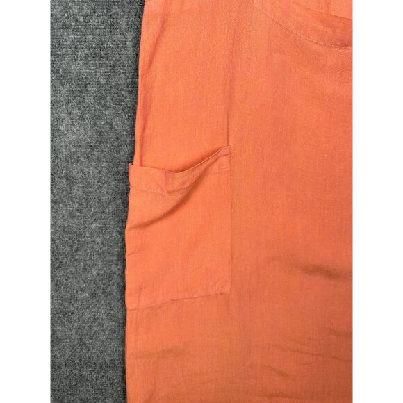 Shirin Guild 100% Linen Dress Small Minimalist Quality Quiet Luxury Natural Boho - Picture 11 of 14